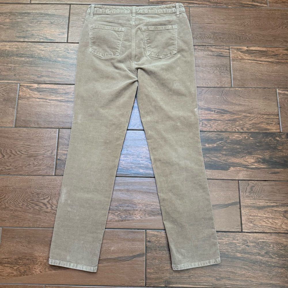 Talbots High-Rise Straight Leg Tan Corduroy Pants Women’s Size 8 Stretch - Picture 2 of 6